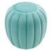 Celebrate Channel Tufted Performance Ottoman by Modway Velvet/Stain Resistant in Green | 18 H x 19 W x 19 D in | Wayfair EEI-5034-MIN