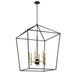 Minka Lavery Townhall Coal & Soft Brass Pendant Light