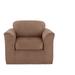 SureFit Ultimate Stretch Suede 2 Piece Chair Slipcover