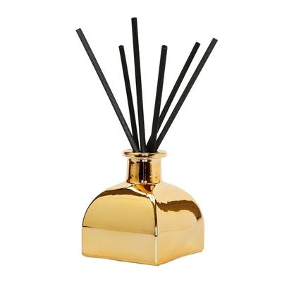 Square Gold Reed Diffuser, 