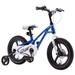 RoyalBaby RoyalMg Galaxy Fleet 16 Inch Kids Bicycle with Training Wheels, Blue - 21.1