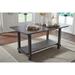 Rousseau Counter-height Dining Table in Deep Almond - 36" x 72" x 42"