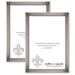 WallsThatSpeak Picture Frame For Puzzles Posters Photos Or Artwork (2-Pack) 1, Wood in Gray | 19.25 H x 19.25 W x 0.75 D in | Wayfair