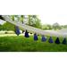Bungalow Rose Misty Gray Hammock Cotton in Gray/Blue | 1 H x 50 W x 88 D in | Wayfair CDA94423016D45FEBF4913D86A3603CA