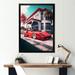 Williston Forge Red & Grey Race Car Elegance II - Exotic Car Canvas Print Metal in Blue/Gray/Red | 32 H x 24 W x 1 D in | Wayfair