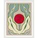 Birch Lane™ Enette Magical Poppy 2 by Andrea Stokes - Single Picture Frame Print Paper in Brown/Green/Red | 25 H x 20 W x 1.25 D in | Wayfair