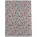 Blue 120 x 96 x 0.25 in Area Rug - Red Barrel Studio® Lorea Area Rug w/ Non-Slip Backing Polyester | 120 H x 96 W x 0.25 D in | Wayfair