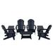 Wade Logan® Aylesha 4 - Person Seating Group Plastic | Outdoor Furniture | Wayfair BC2AF367EA174E72830DD12B55F7A0C2