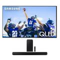 Samsung QN50Q80CAFXZA 50-inch 4K QLED Smart TV with Samsung HW-Q60C 3.1ch Soundbar and Subwoofer with Dolby Atmos (2023)