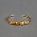 Lucky Brand Wrapped Stone Statement Cuff Bracelet - Women's Ladies Accessories Jewelry Bracelets in Gold