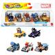 Hot Wheels RacerVerse Marvel Die-Cast-Fahrzeuge - Rocket, Black Panther, Captain Marvel, Captain America, Thanos, Superhelden als Fahrer, für Sammler und Kinder ab 3 Jahren, HPN40