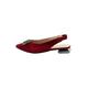 caissa Damen Slingback-Pumps aus Leder, Rot, 36 EU