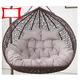 Hammock Swing Chair Cushion Double Egg Chair with Stand Luxury Outdoor Patio Wicker Loveseat Hanging Swing Egg Chairs for 2 Persons Patio Backyard Balcony (Z)
