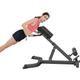 Foldable Roman Chair Back Extension, Hyperextension Bench Back Training Heavy Duty Weight Gym Equipment for Trainer Home Men Women, Loads 300kg
