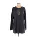 J.Jill Casual Dress: Gray Dresses - Women's Size Small