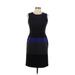 Anne Klein Cocktail Dress - Bodycon: Black Color Block Dresses - Women's Size 6