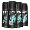 AXE Apollo Body Spray Deodorant for Long-Lasting Odor Protection Sage & Cedarwood Deodorant for Men Formulated Without Aluminum 4 Ounce (Pack of 4)