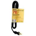 Woods 0288 Foot HPN Cord for Non-Polarized Appliances 7 Black Each