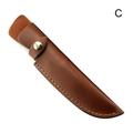 Small Straight Knife Scabbard Holster Outdoor Hunt Cowhide Carry Sheath Scabbard Sheath Multi Knife Holster Leather L4F7