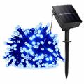 39FT 100 LED Solar String Lights Outdoor Waterproof Solar Outdoor Lights with 8 Lighting Modes Green Wire Solar Tree Lights for Xmas Party Garden - Blue