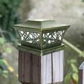 Lighting Ceiling Solar Light Solar Post Light For Posts Patio Garden Decoration White Lighting Blackï¼ŒLighting Solar Outdoor Post Cap Lights Light For Fence Lights Outdoor Fence Cap Bronze