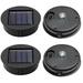 EDFRWWS 4pcs Solar Light Bulb Replacement Top Atmosphere Lamp for Outdoor Pathway Yard