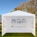 10x10 Vendor Tent White Canopy Tent Suitable for Outdoor Parties Camping Weddings