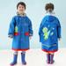 Kids Raincoats for Girls Boys Waterproof Rain Jacket Cartoon Toddler Rain Wear Children Rain Poncho L Size