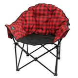 Kuma Outdoor Gear Lazy Bear Heated Chair with Carry Bag Ultimate Portable Luxury Heated Outdoor Chair for Camping Glamping Sports & Outdoor Adventures (Red Plaid)