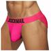 DNDKILG Jock Strap Jockstrap Bikini for Men Athletic Male Supporters Briefs Underwear Hot Pink 2XL