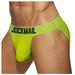 DNDKILG Jock Strap Jockstrap Bikini for Men Athletic Male Supporters Briefs Underwear Yellow 2XL