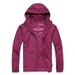 Gear up Block Out HIMIWAY Summer Cycling Apparel Women Men Waterproof Windproof Jacket Outdoor Sports Quick Dry Coat Red S