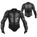 Stay Cozy Look Cool Our Fall/Winter Jacket HIMIWAY Protective Jacket Full Body Armors Dirt Bike Gear ATV Safety Motocross Protector Bike Body Armors Cycling Biking Riding Protector Black XL