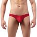 zuwimk Mens Underwear Briefs Supporters for Men Jock Strap Male Underwear Men s Thong Jockstrap Underwear Red XL
