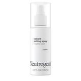 Neutrogena Healthy Skin Radiant Makeup Setting Spray Long-Lasting Formulated with Antioxidants & Peptides Weightless Face Setting Mist for Healthy Looking Glowing Skin 3.4 fl. oz