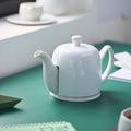 Latitude Run® Malyki Salam Monochrome Teapot Stainless Steel/Aluminum/Porcelain China/Ceramic in White | 5.16 H in | Wayfair