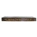The Twillery Co.® Tyringham Oak Solid Wood Floating Shelf Wood in Black | 4 H x 21 W x 4 D in | Wayfair 958B4DF848194B6688E4DB66A1E0E46F