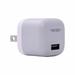 Ventev Wall Charger USB-a Port 12W Fast Charging in White One Piece