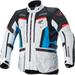 Alpinestars Honda Bogota Pro Mens Drystar Motorcycle Jacket Gray/Blue MD