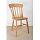 Farmhouse Solid beech Slat back Kitchen Dining chair painted in any colour or finish