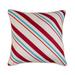 Retro Christmas Stripe Decorative Pillow by Donna Sharp