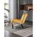 Polyester Fabric High Back Accent Chair Barrel Chair Solid Plywood Frame Livingroom Leisure Chaise Lounge with Rubber wood Leg