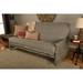 Somette Lexington Full-size Futon Set in Weathered Gray Finish with Mattress