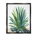 Stupell Aloe Plant Botanical Leaves Botanical & Floral Painting Black Floater Framed Art Print Wall Art