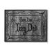 Stupell Industries Here Lies Izzy Ded Gravestone Graphic Art Black Framed Art Print Wall Art Design by Lil Rue