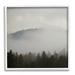 Stupell Industries Misty Mountain Weather Obscured Forest Tree Tops Photograph White Framed Art Print Wall Art Design by Carol Robinson