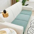 YJ.GWL Plush Stretch Velvet Sofa Cushion Cover Furniture Protector