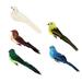 5pcs Colours Artificial Foam Birds with Clamp Garden Tree Decoration