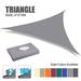 Triangle Sun Shade Sail Waterproof Garden Sail 5/3.6/3/2M Awning Canopy for Outdoor Garden Patio Pergola Sunshade Cloth Big Tent