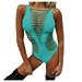 Dtydtpe Women Clothing Summer Cut Out Tight-Fitting Party Bodysuits Clubwear Womens Tops Jumpsuits for Women